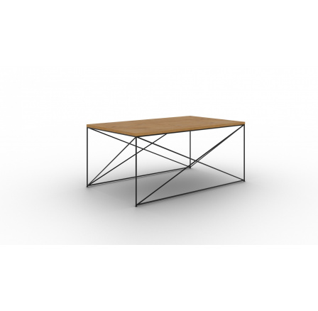 Stolík kávový Dante Biely+Dub Lancelot