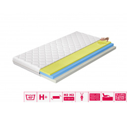 Termoelastický matrac Simona 90x200 Hypoalergénny poťah Microfibre