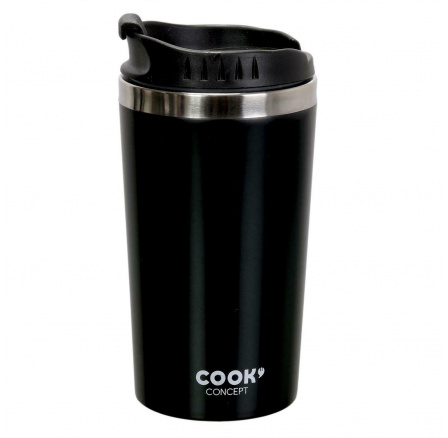 Turistický hrnček čierny 350 ml