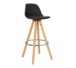 Čierna barová stolička Nord
