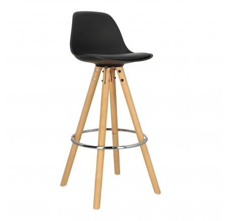 Čierna barová stolička Nord