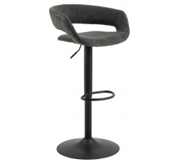 Barová stolička Grace tmavosivá