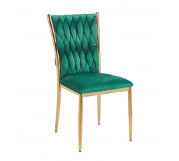 Stolička velvet zelená K37-FXJG G