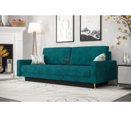 Sofa PIANO DL 225 cm - tyrkysová