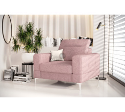 Kreslo čalúnené MALIBU 104 cm - Odtiene Ružovej