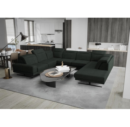 Rohová sedacia súprava FIORE MAX I 220x350x265 cm - voliteľný odtieň - ľavá