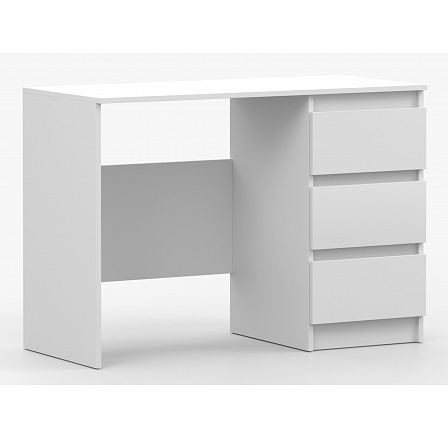 Písací stôl SOLO, Biely Mat