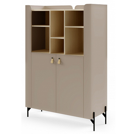 Regál SALERNO SA-4, Porcini/Dub Mavelie