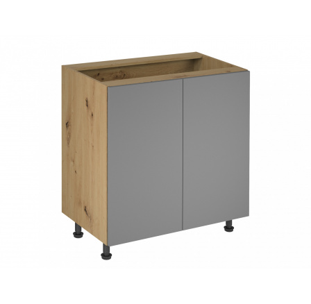 Spodná kuchynská skrinka Langen D80, béžová/dub artisan