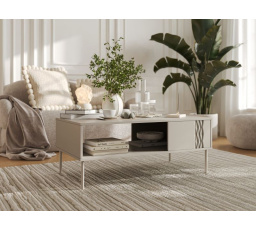 Konferenčný stolík TRESSE, béžová