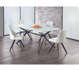 Jedálenský stôl PASCAL, biely