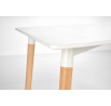 Jedálenský stôl SOCRATES 120, biely/bukový