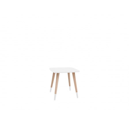 stôl LAWA 011 (TXL011) biely/bukový prírodný (TX057/TX002)