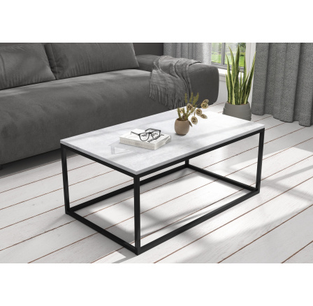 Konferenčný stolík NARISA 100x60 Čierny+Betón