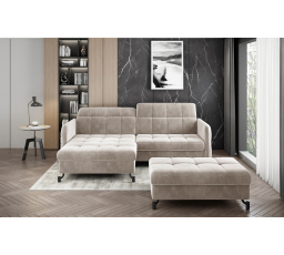 Rohová sedacia súprava LORELLE + Taburet Paros 02 110x200 Ľavý 1