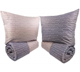 Francúzske obliečky Satén 220x200, 70x90cm Love