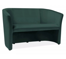 Pohovka TM-2, velvet green bluvel 78 / wenge