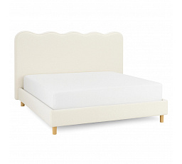Posteľ 160x200 IZMIR Krémová Boucle