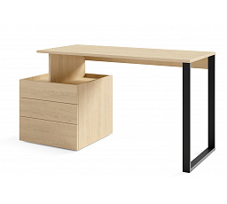 Písací stôl SALSA SL12 - univerzálny, Dub piškótový/Eukalyptus/Salsa