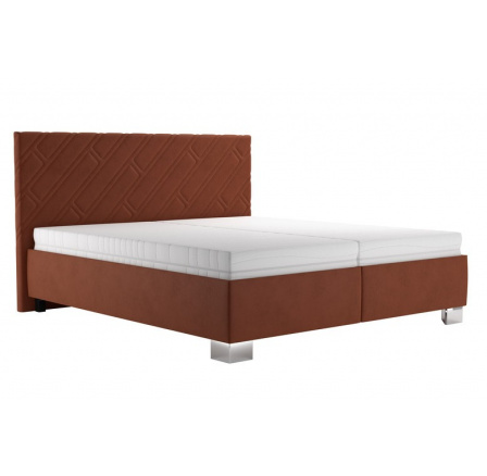 Posteľ Silviana 180x200, tehlová