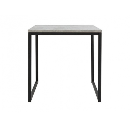 stôl AROZ LAW/40 betón chicago svetlosivý/čierny kovový rám