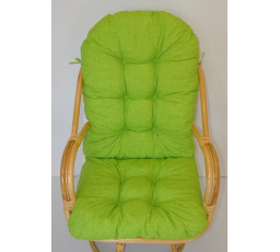 Vankúš na kreslo Havai látka svetlozelené odlesky