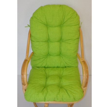 Vankúš na kreslo Havai látka svetlozelené odlesky