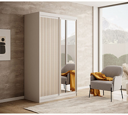 Posuvná skriňa Delia 120 Biela+Artisan