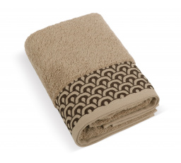 Froté uterák Krajka 50x100cm 500g hnedá