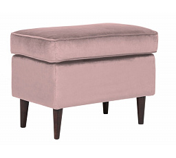 Taburet RON Velvet, staroružová Bluvel 52/wenge