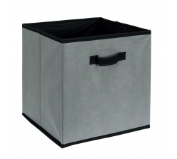 Krabica do regálu Stori šedé/ čierne vnútro