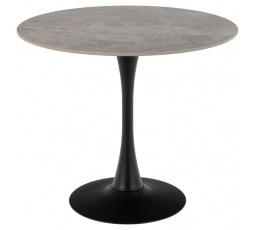 Stôl Malta leštená keramika sivý Batis