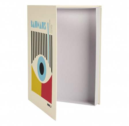 Krabica kniha Bauhaus biela