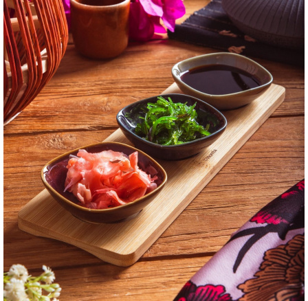 Sada misiek RAMBLA s obdĺžnikovou základňou 29x3.5 cm 893723