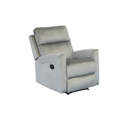 PREDPREDAJ -15% do 09.10 ! Rozkladacie relaxačné kreslo velvet sivé FR10-FXJG