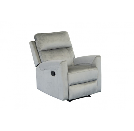 PREDPREDAJ -15% do 09.10 ! Rozkladacie relaxačné kreslo velvet sivé FR10-FXJG PREDPREDAJ -15% do 09.10 ! Rozkladacie relaxačné kreslo velvet sivé FR10-FXJG