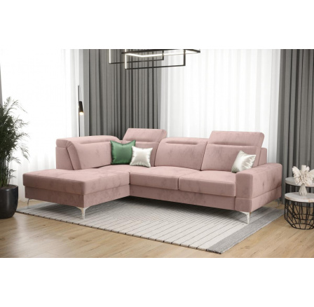 Rohová sedacia súprava MALIBU MINI 180X250 - ľavá, ružová Rohová sedacia súprava MALIBU MINI 180X250 - ľavá, ružová