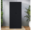 Kovová skriňa JANA Compact 1750 x 800 x 400 mm, čierna