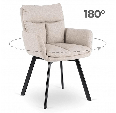 Otočná stolička CORTADO Béžová