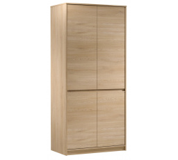 Šatní skriňa MANAMI S4D, Dub Cremona