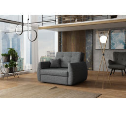 Kreslo Vivian Art I tmavosivé