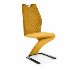 Jedálenská stolička K442, horčicová