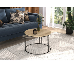 Konferenčný stolík NOEL Čierny+Sonoma