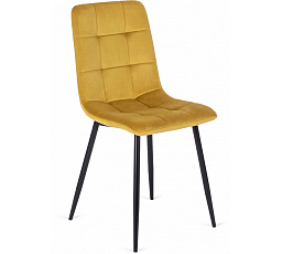 Stolička PERU Horčicová Zamatová
