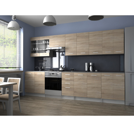 Kuchynská linka Pamis 320/260 dub sonoma