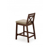 Barová stolička BORYS LOW, tmavý orech /Lars 07