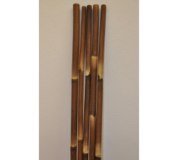 Bambusová tyč 5 - 6 cm, dĺžka 2 metre - farbená na hnedo