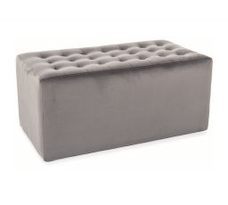 POUFFE LORI 2 VELVET GREY BLUVEL 14