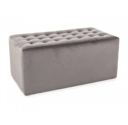 Taburet POUFFE LORI 2 VELVET GREY BLUVEL 14