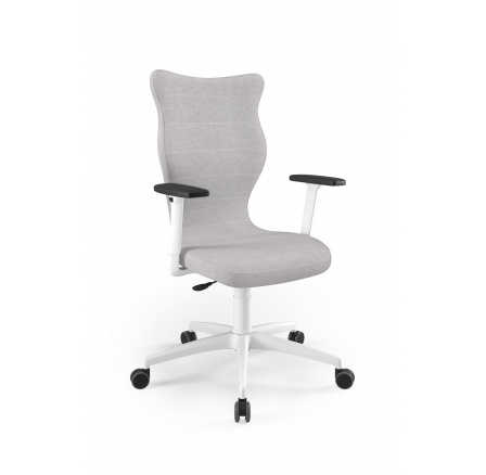 Kancelárske otočné kreslo PERTO , biele Castel 03 veľkosť 7